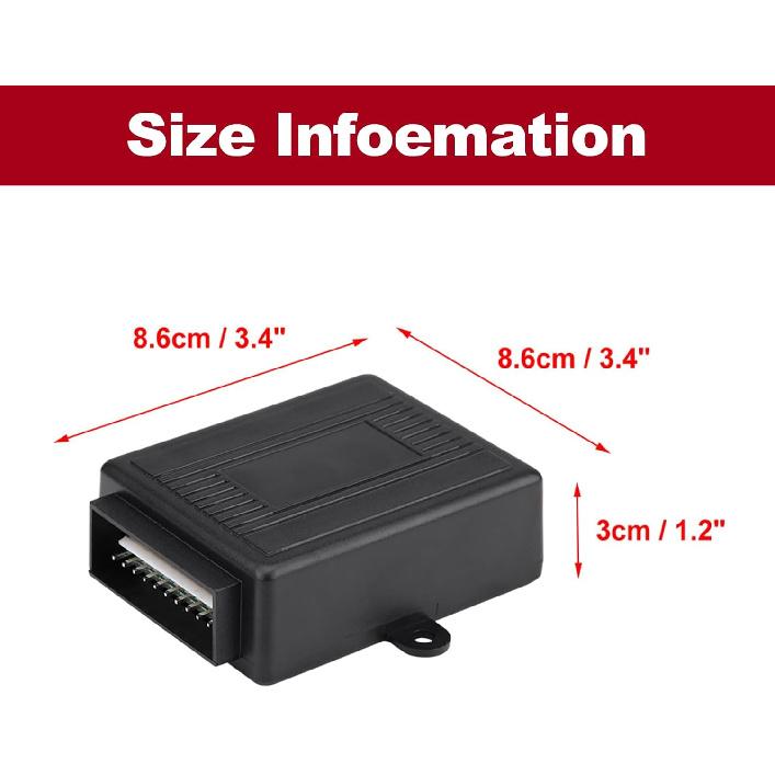 Car Keyless Entry Kit Security Door Lock Kit, Car Central Locking Kit, Keyless Entry System for Five Wire Central System, Universal Car Door Lock