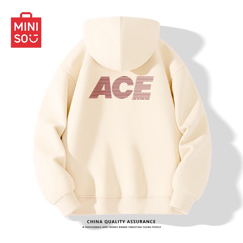 MINISO Men's Trendy Cityboy Hooded Sweatshirt