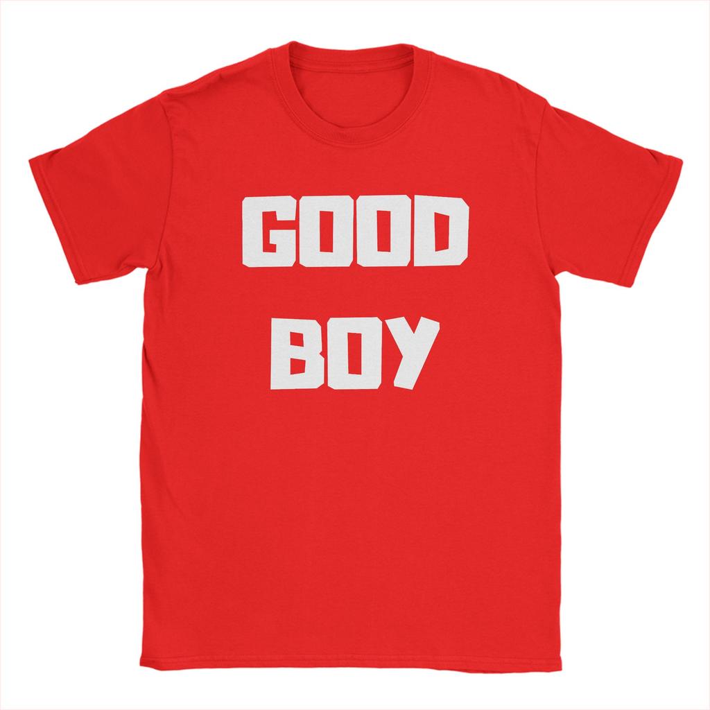 Camisetas Unisexes Good Boy 100% Algodón Ropa Vintage Manga Corta Cuello Redondo Camisetas Regalo de Cumpleaños Camiseta
