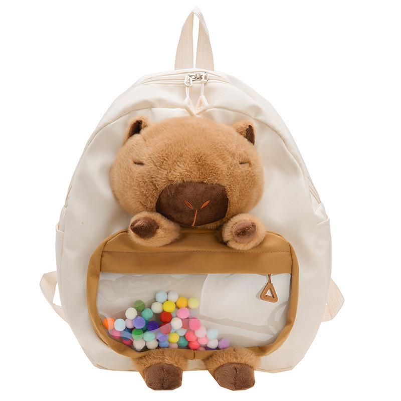 Colorful Animal Themed Kindergarten Backpack For Boys And Girls With Breathable Material белый