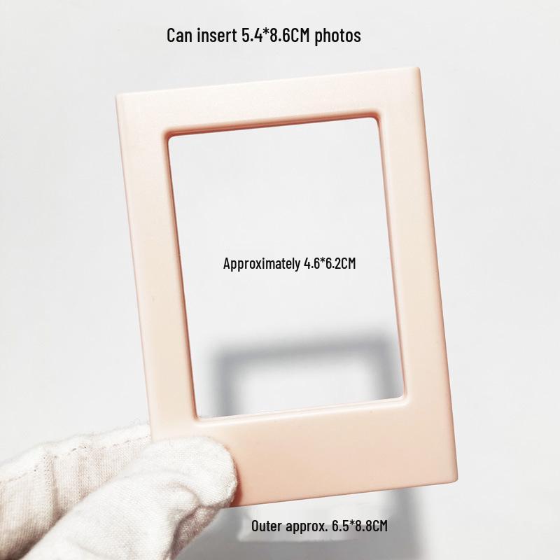Instax Magnetic 3-inch Photo Frame & Decorative Refrigerator Pegboard Sticker Set