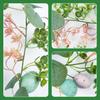 1.8m Spring Easter Artificial Butterfly Vine Egg Decorations Creative Party Wreath Home Hanging Ornament for Easter Egg Hunt