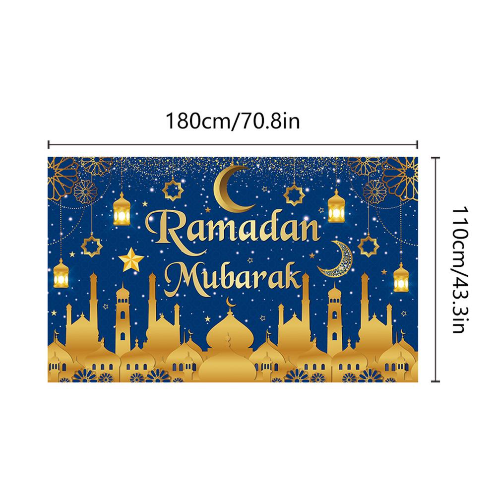 

Eid Photo Backdrop Eid Photo Booth Props 71x43 Inch Ramadan Mubarak Banner Ramadan Mubarak Backdrop Decorations