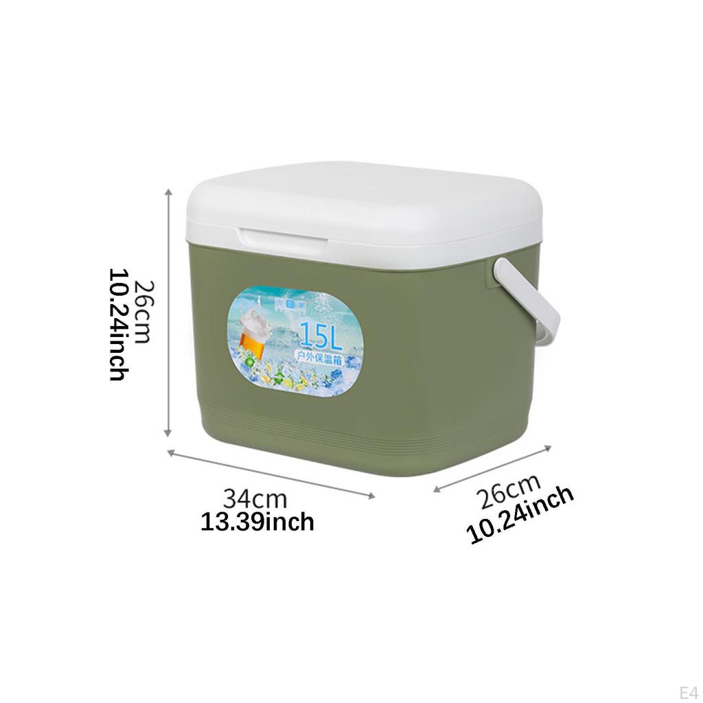 Portable Cooler Box Keeps Ice Up To 3 Days 15L for Men Women Parties Camping