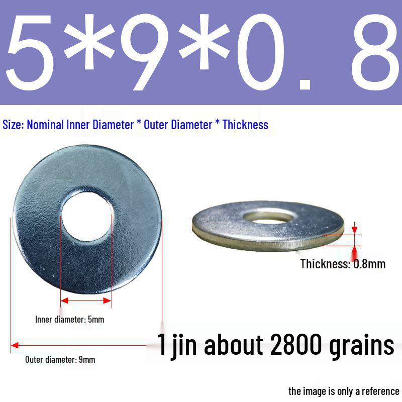 Galvanized Oversized Metal Washers M3-M60