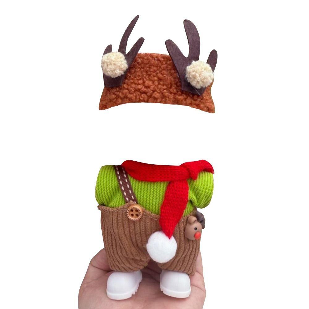 Scarf Christmas Attire Red Color Deer Costume New Skirt Overalls  Festive Occasions