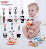 BBSKY Black & White Baby Stroller Mobile: Rabbit, Bee, Bird & Dog Plush Hanging Ornaments 