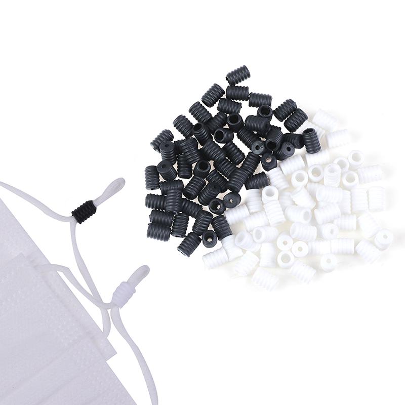 Cord Lock Adjuster Elastic Cord 4 Flat Band 3mm 1/8" Earloop Bead Stop Toggles Cord Lock Adjuster Elastic Cord 4 Flat Band 3mm 1/8" Earloop Bead Stop Toggles