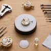 55mm Watch Cushion Pad, Non-Slip Base, Movement Repair Holder, Rubber and Plastic Cushion with Sturdy Handle for Watch Case Maintenance