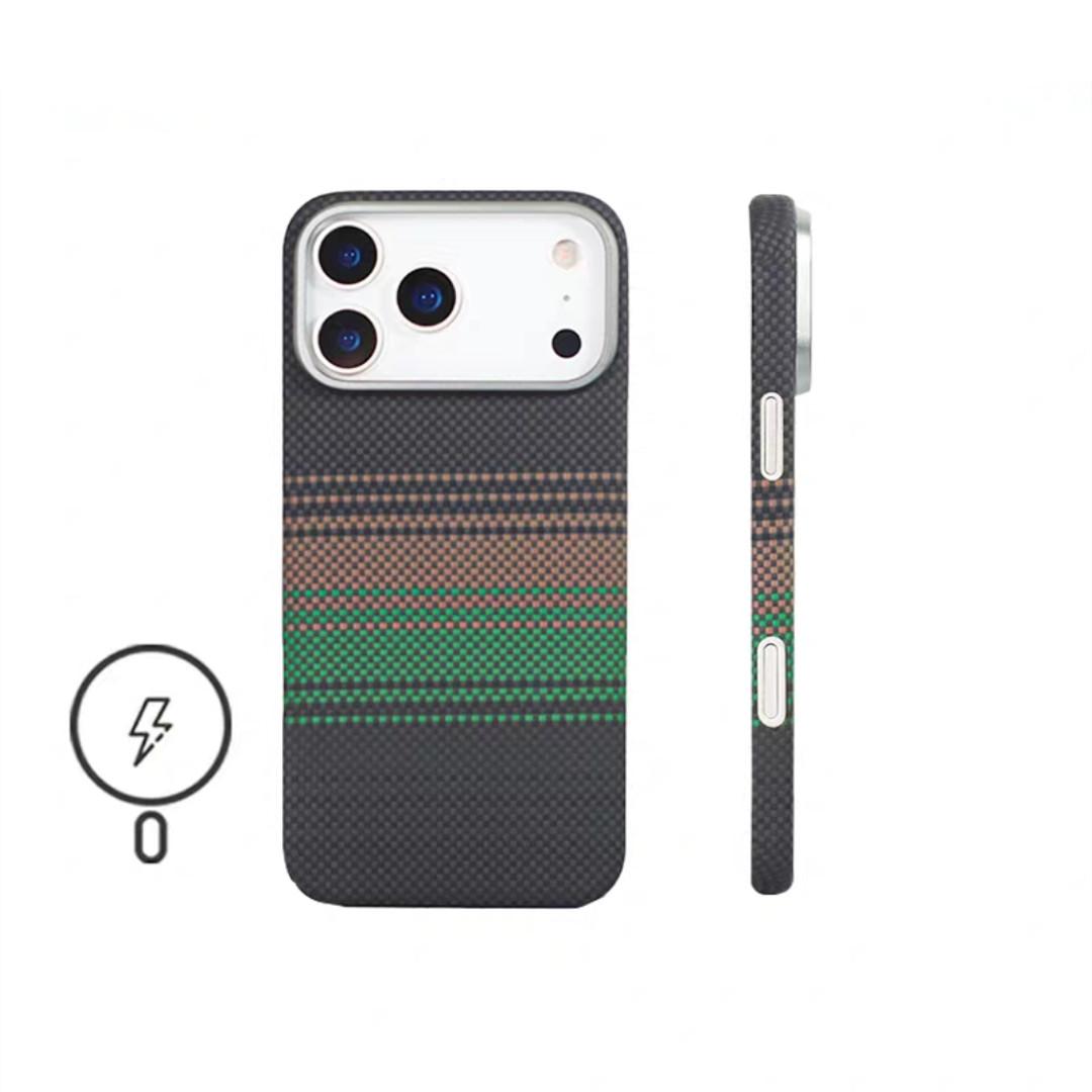 

Premium Genuine Aramid Carbon Fiber Case For IPhone 17 Pro Max 17Pro For Magsafe Wireless Charging Ultra Thin Lightweight Cover iPhone17 Pro Max