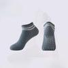 Enkellange Sportsokken met Antislip Grip en Gestreept Manchet voor Yoga en Fitness
