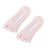 Women's No Show Toe Socks Invisible Low Cut Liner Socks with Toes Separated for Athletic Running Five Finger Socks