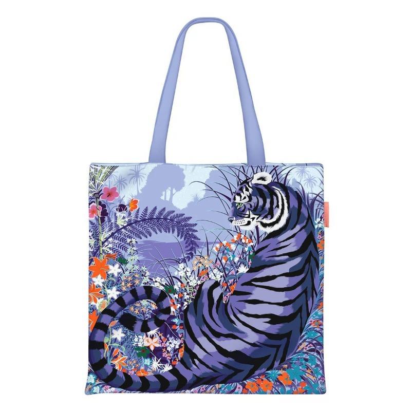 Printed Canvas Bag Women's Hand Bag Large Capacity Student Tutoring Shoulder Bag