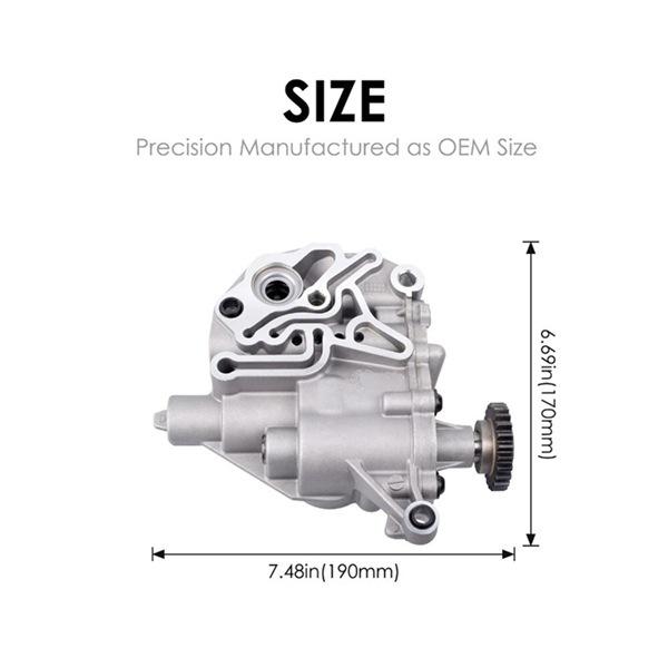 06H115105BC Engine Oil Pump for VW Beetle, Jetta, Passat (24-Tooth)