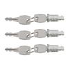 3 Set For Land Rover For Defender 90/110/130 Replacement Door Lock Set MTC6504 Metal Door Lock With Keys Set