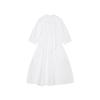 Less 2025 Spring V-Neck Cotton Short-Sleeve Maxi Dress