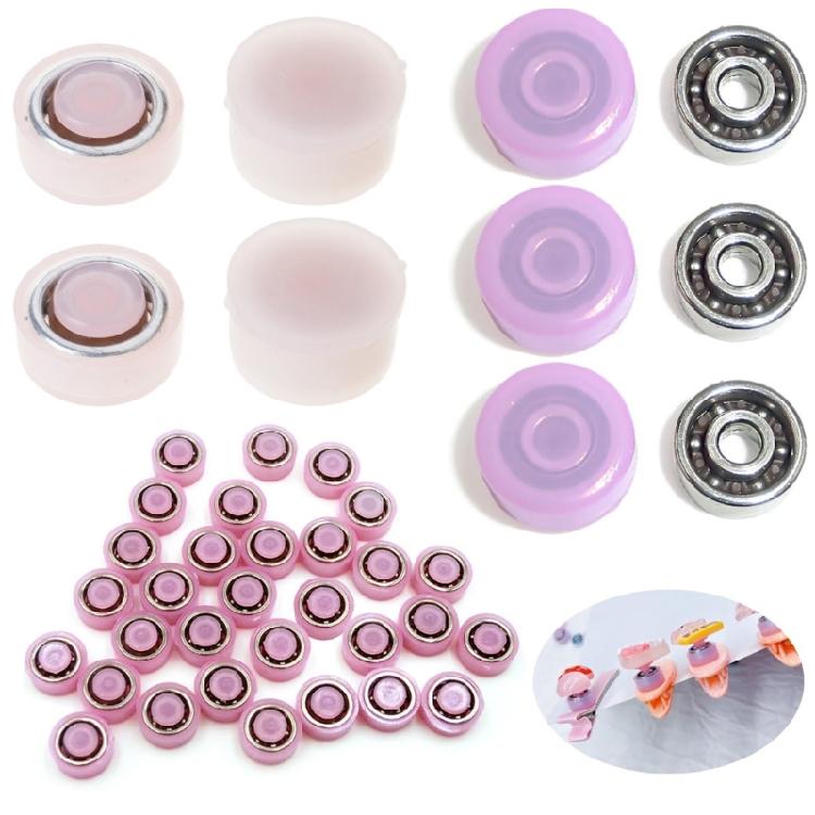 100pcs Innovative Rotating Hair Clip Bearings Colorful 360 Degree Rotation Headdress Accessories Clothing Ornaments