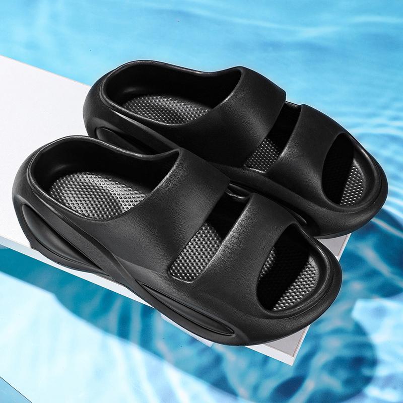 Men's Sandals House Slippers Men's Slippers Flat Sandals Shoes for Men Beach Thick Bottom Soft and Comfortable Non-Slip New