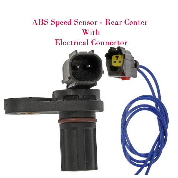 ABS Wheel Speed Sensor & Connector Rear Center Fits Aviator Explorer Mountaineer