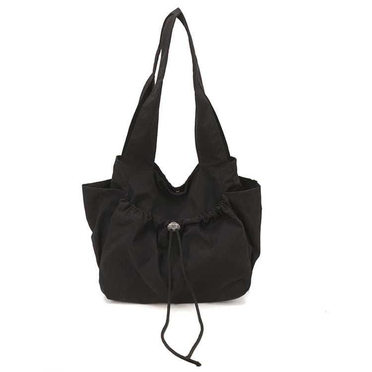 Kordelzug-Nylon-Tragetasche Damen-Umhängetasche