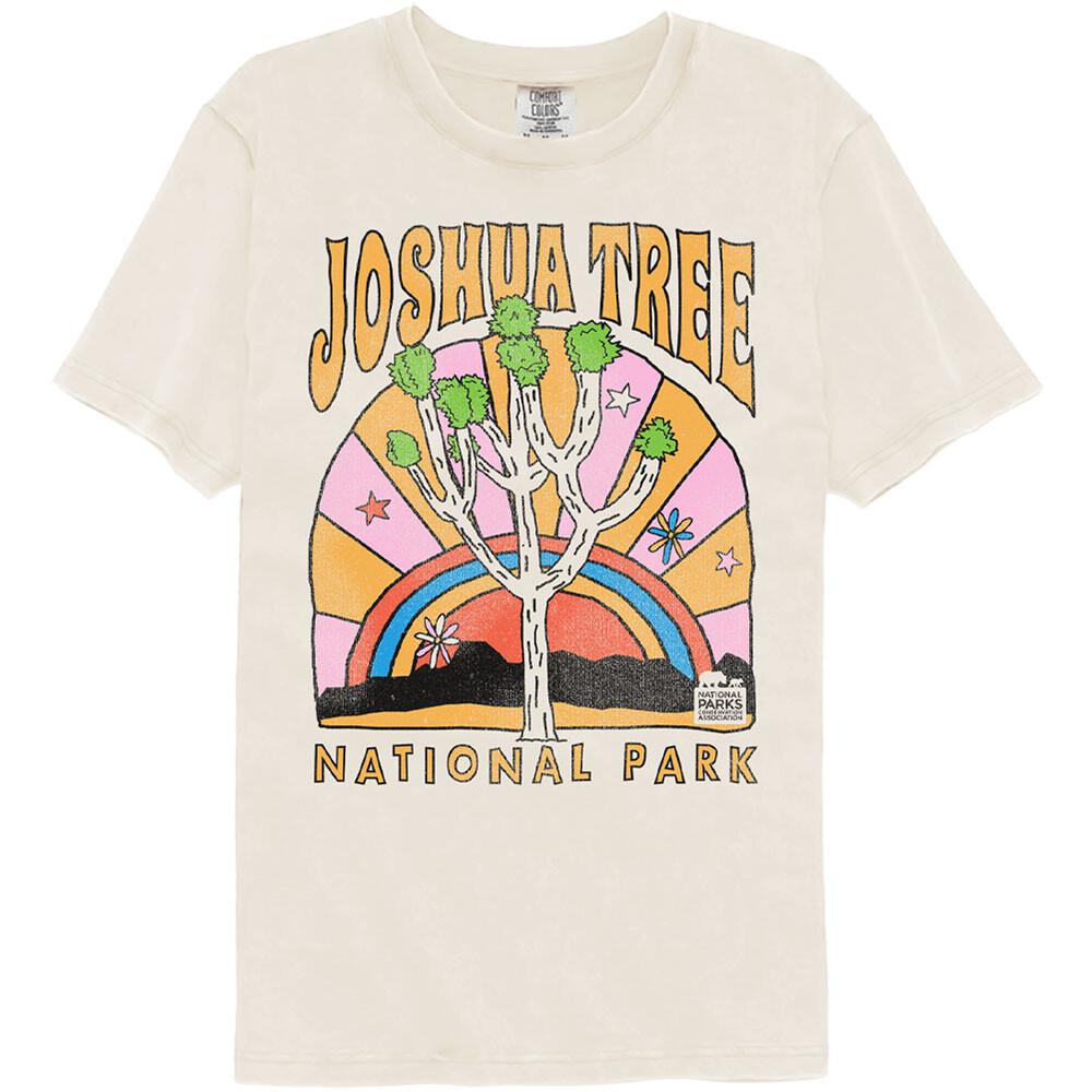 United States Joshua Tree National Parks Colorful Desert Scene Men T Shirt L
