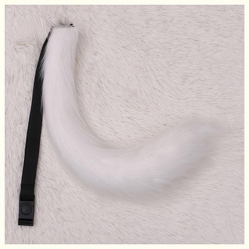 Anime Animal Tail Cosplay Costumes Props Cat Fox Plush Tails Role Play Halloween Party Kawaii Accessories