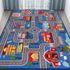 VIKAMA Non-Slip Children's Educational Play Mat City Road Theme Rug Kids' Room Decor Office & Home Floor Mat