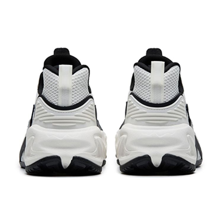 Anta Walker 3.0 Fabric Synthetic Leather TPU Shock Absorbing Non-Slip Wear-Resistant Low-Top Casual Shoes Women Casual Shoes White Black 122238881-3