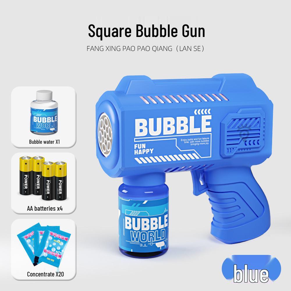 Little Yellow Duck Handheld Automatic Bubble Machine - Electric Light-Up Toy for Kids