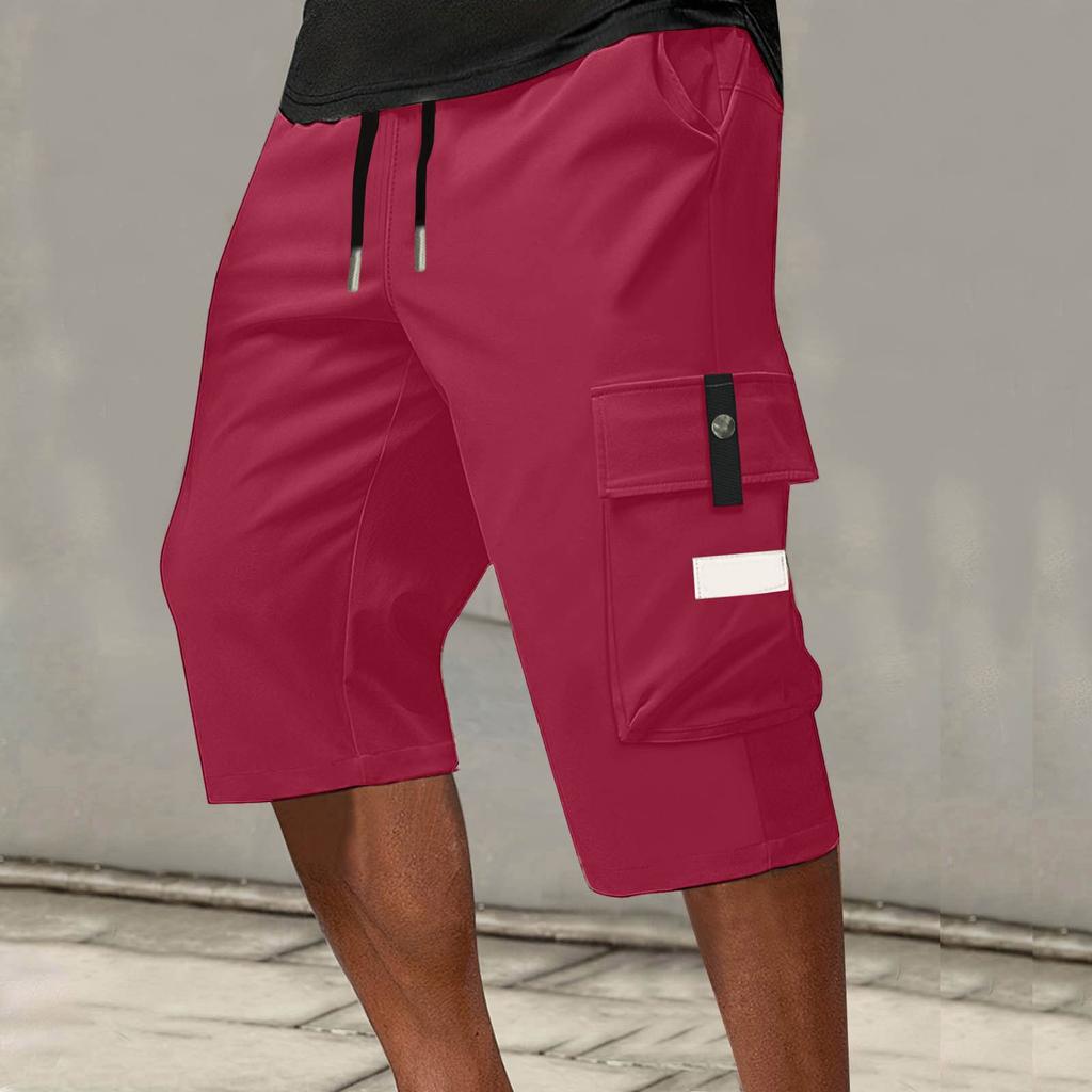 Men's Lace-up Sweatpants Men's Cargo Shorts Casual Pants