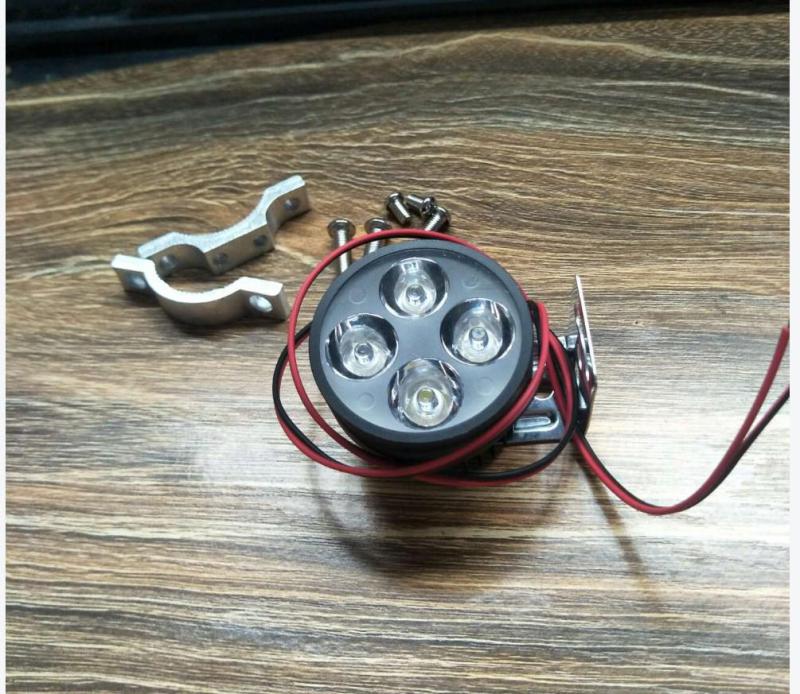 

Фара для мотоцикла 12 В-85 В 20 Вт, белый, супер яркий, 4 светодиода, рабочий прожектор, противотуманная фара для мотоцикла, модифицированные вспомогательные лампы чёрный