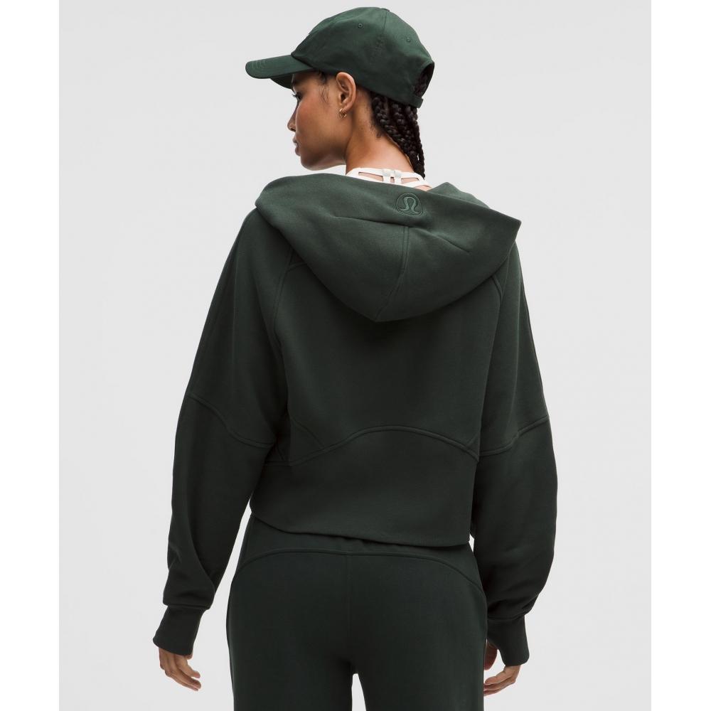 Lululemon Scuba Oversized Full Zip Hoodie Rainforest Green