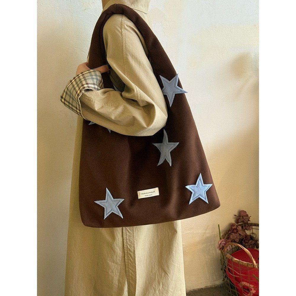 Single-shoulder Bag, Casual and Simple for Daily Commuting, Tote Bag with Large Capacity, Underarm Bag