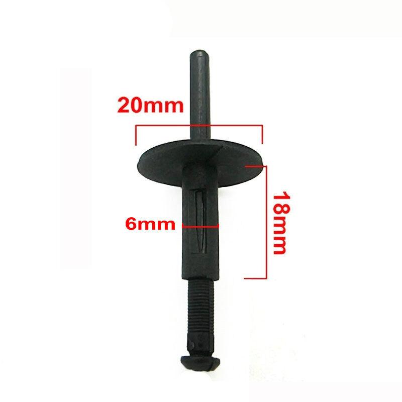 100pcs Car Bumper Panel Trim Rivet Retainer Fastener Clips For BMW 6mm Hole Push