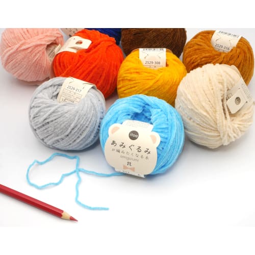 Hamanaka Hand-knitting Yarn, Yarn That Makes You Want To Knit Amigurumi, Medium-fine COL.316, Light Brown, 15g, Approx. 65m, 2529