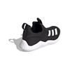 adidas Rapidazen Round Tip Slip Resistant And Breathable Low Top Running Shoes Black White Children Aged 3 7 Years Old FV2607