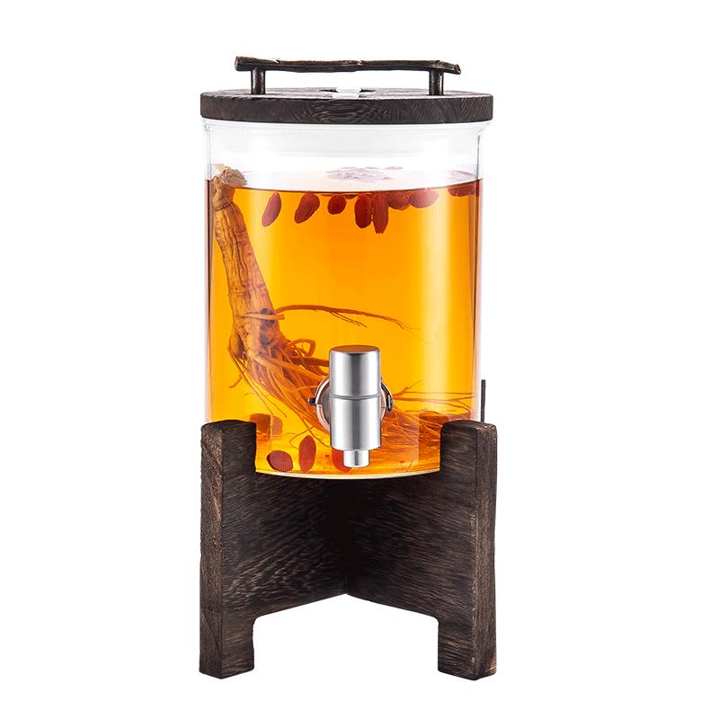 MAXCOOK Borosilicate Glass Fermentation Jar with Base