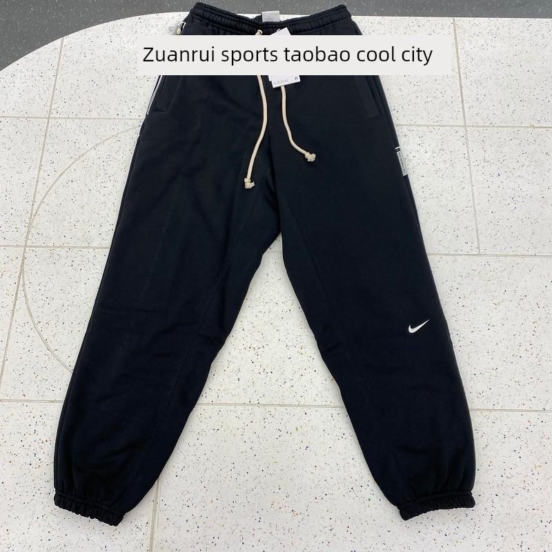 Nike Therma-Fit Men s Basketball Fleece-Lined Warm Sweatpants Sports Casual Cuffed Pants Ib1872 M