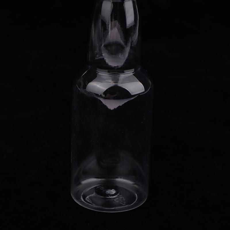 10 Stück 50 ml Mini-klare Haustier-nachfüllbare kleine Weinflaschen für Party, Hochzeit, Schnapsflaschen mit auslaufsicherem Schraubdeckel