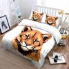 Geometric Mountain Lion Face. Bedding Sets Duvet Cover Sets Duvet Covers Pillowcases(1*Duvet Cover 2*Pillowcases Without Duvet Insert)