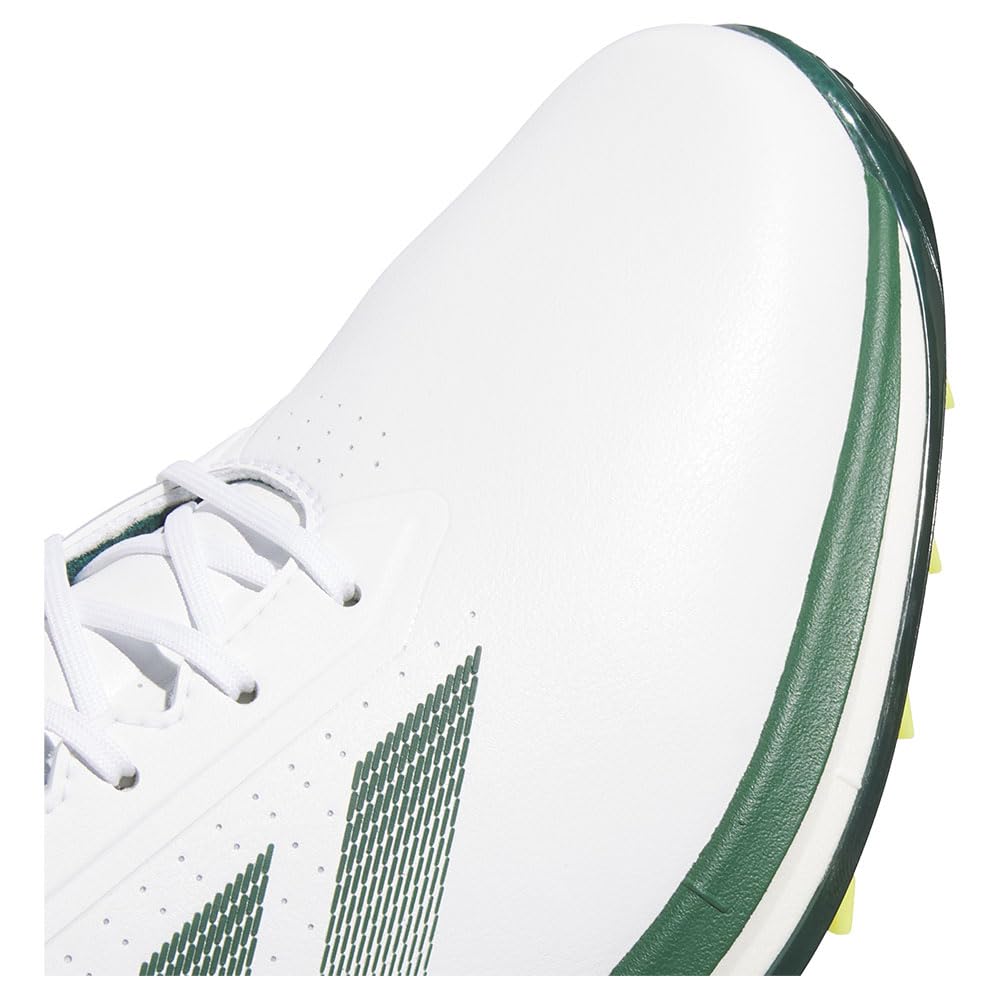 Buty golfowe Adizero ZEDGE 25 Obuwie cm 2E [Adidas Golf] Męskie Biały/Zieleń Kolekcjonerska/Żółty 29.0