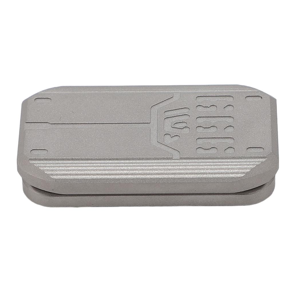 Metal Haptic Push Slider Stainless Steel Enhancing Attention Portable Push Card Slider Toy