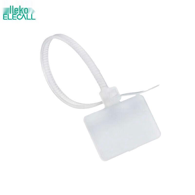 ELECALL Nylon Self-Locking Cable Ties with Writable Label