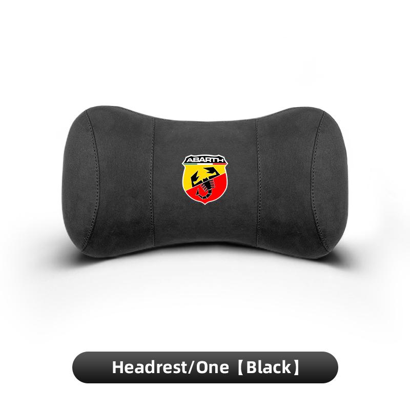 Wildleder Kopfstütze Auto Atmungsaktiv Memory Schaum Nackenkissen Für Fiat Abarth Argo Croma Albea Tipo Palio Viaggio 500 Punto Panda Stilo