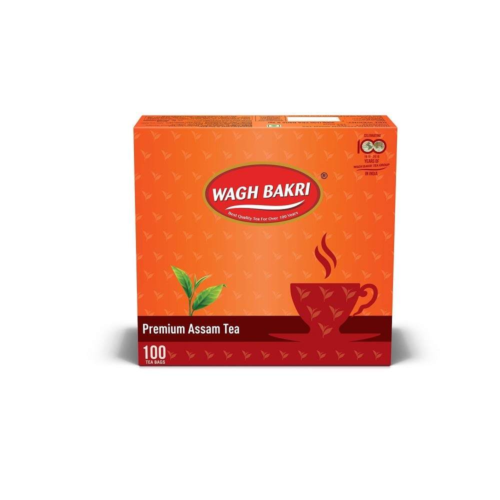 Wagh Bakri Premium Assam Tea 200 G Pack of 1 – Rich Aroma, Full-Bodied Flavor, Ideal for Daily Tea Lovers