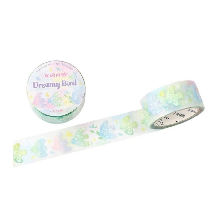 Scrapbooking Decorative Tape 20mmx3m Cartoon PET Tape Decorative Tape for Scrapbooking Photo Album Journal Notebook