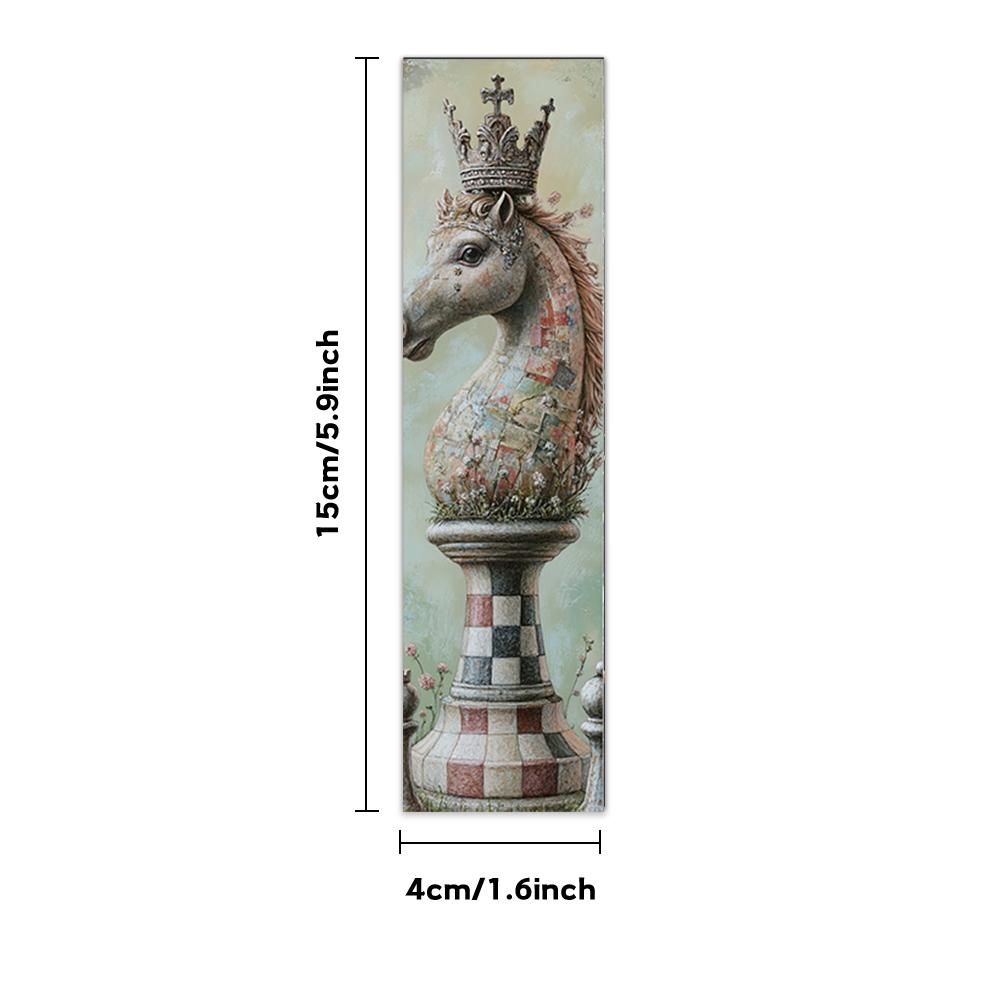 32 Stück, Geheimnisvolles Schach-Lesezeichen, Zur Einschulung, Weihnachten, Halloween, Geeignet für Lehrer, Leser und Geburtstage.