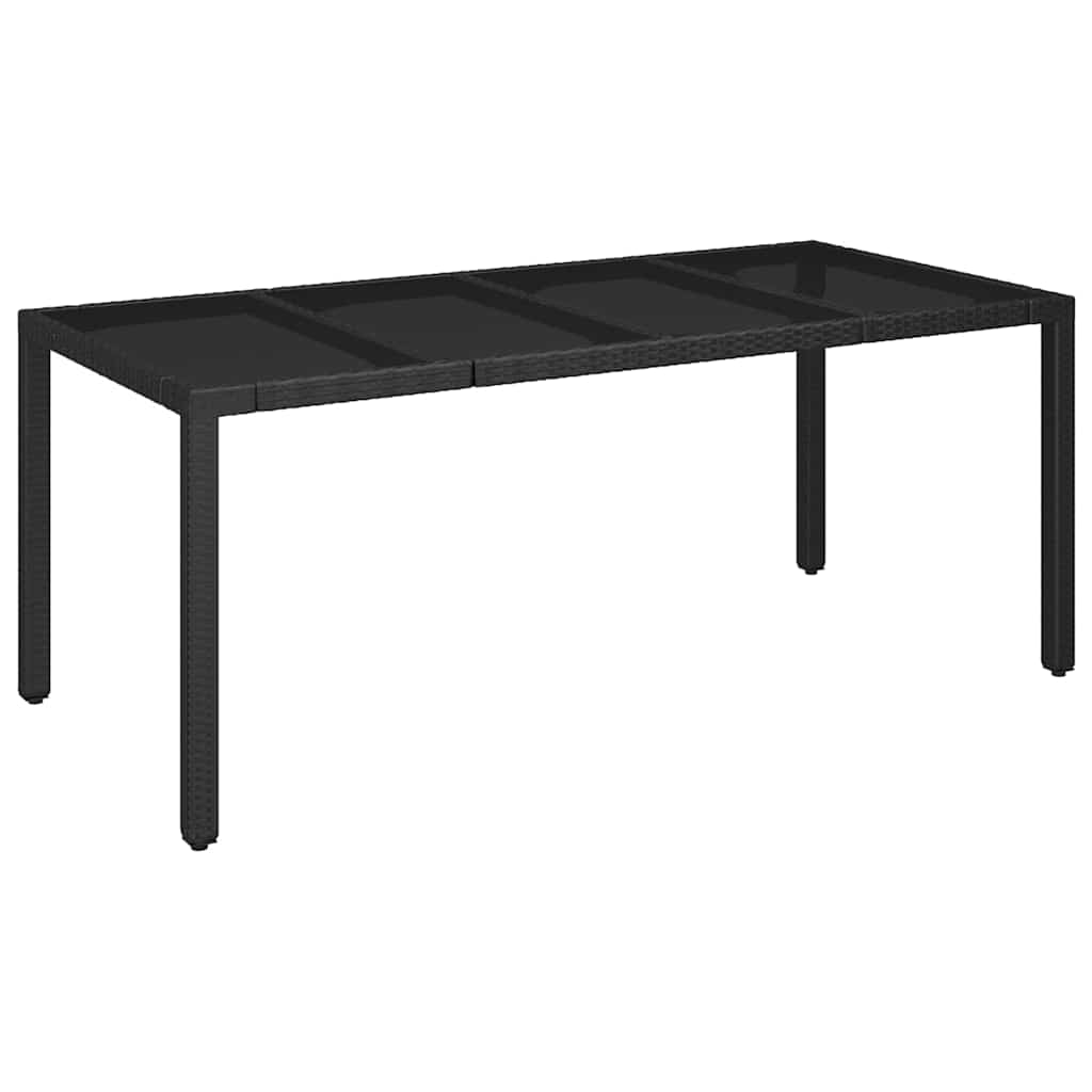 Vidaxl 9-Cz. Juego de Muebles de Jardín con Cojines, Negro, Ratán PE