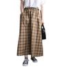 Research Skirt Check Gathered Skirt for Women GUNCLUB 1 [Urban Doors] FORK&SPOON DF36-25V029