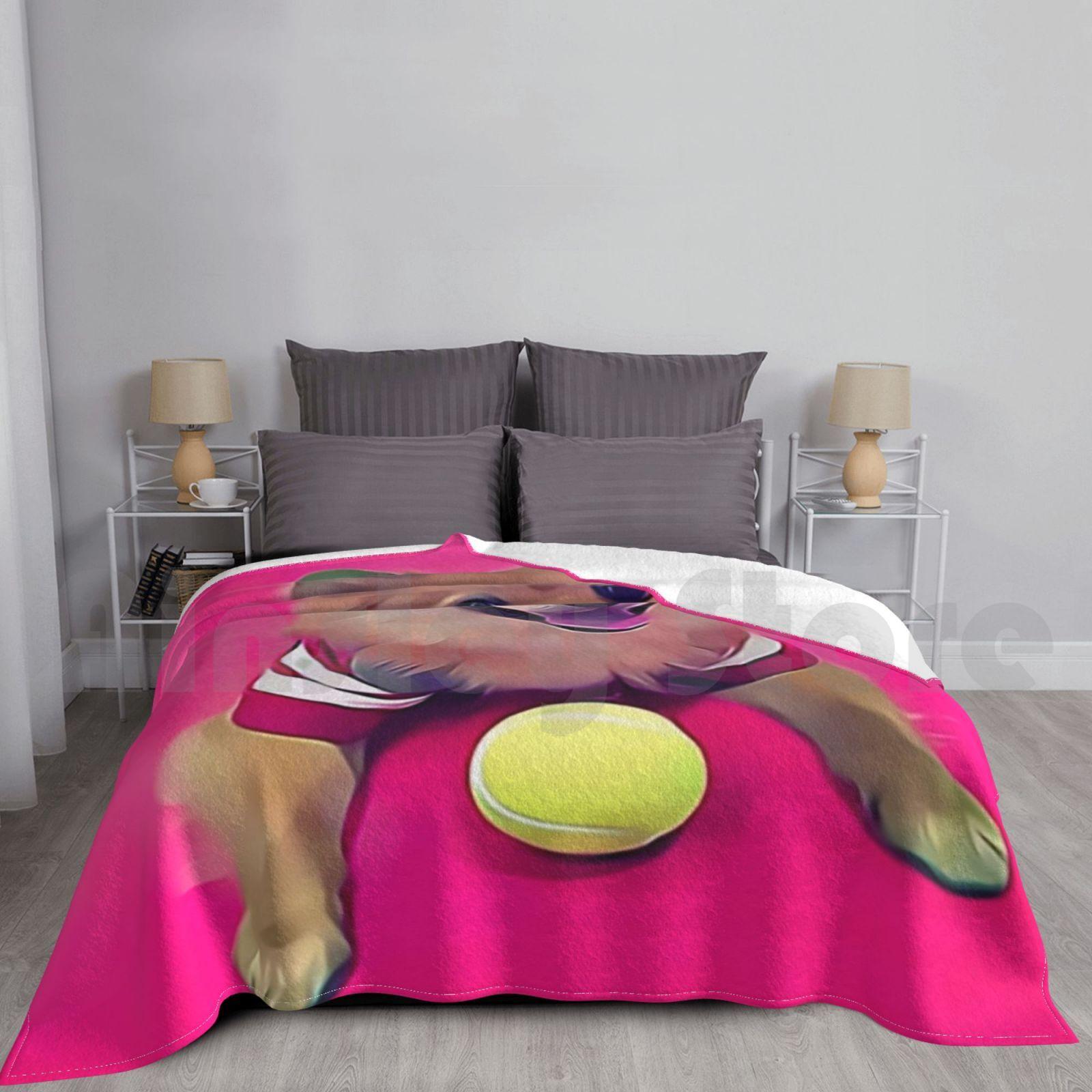 Blanket The Pomeranian 2374 I Love My Pomeranian Pomeranian For Pomeranian Owner For Dog Size: 75*100cm, Weight: 230 GSM